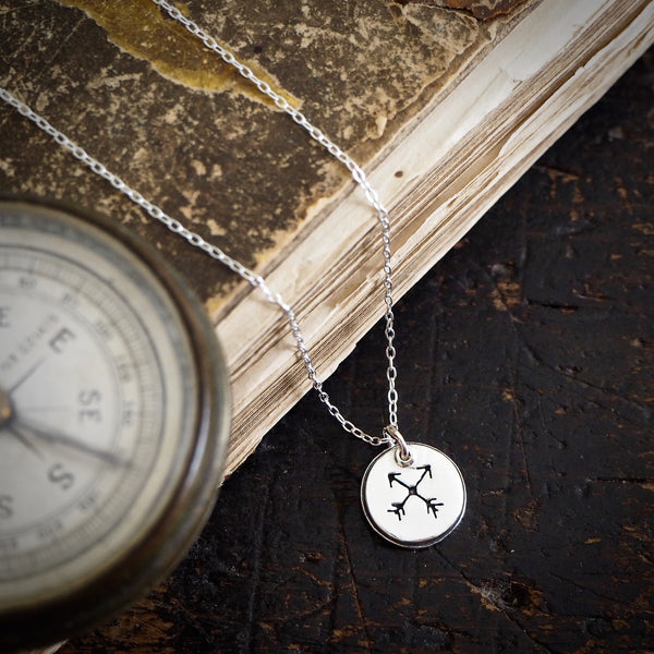 Crossed Arrow Pendant